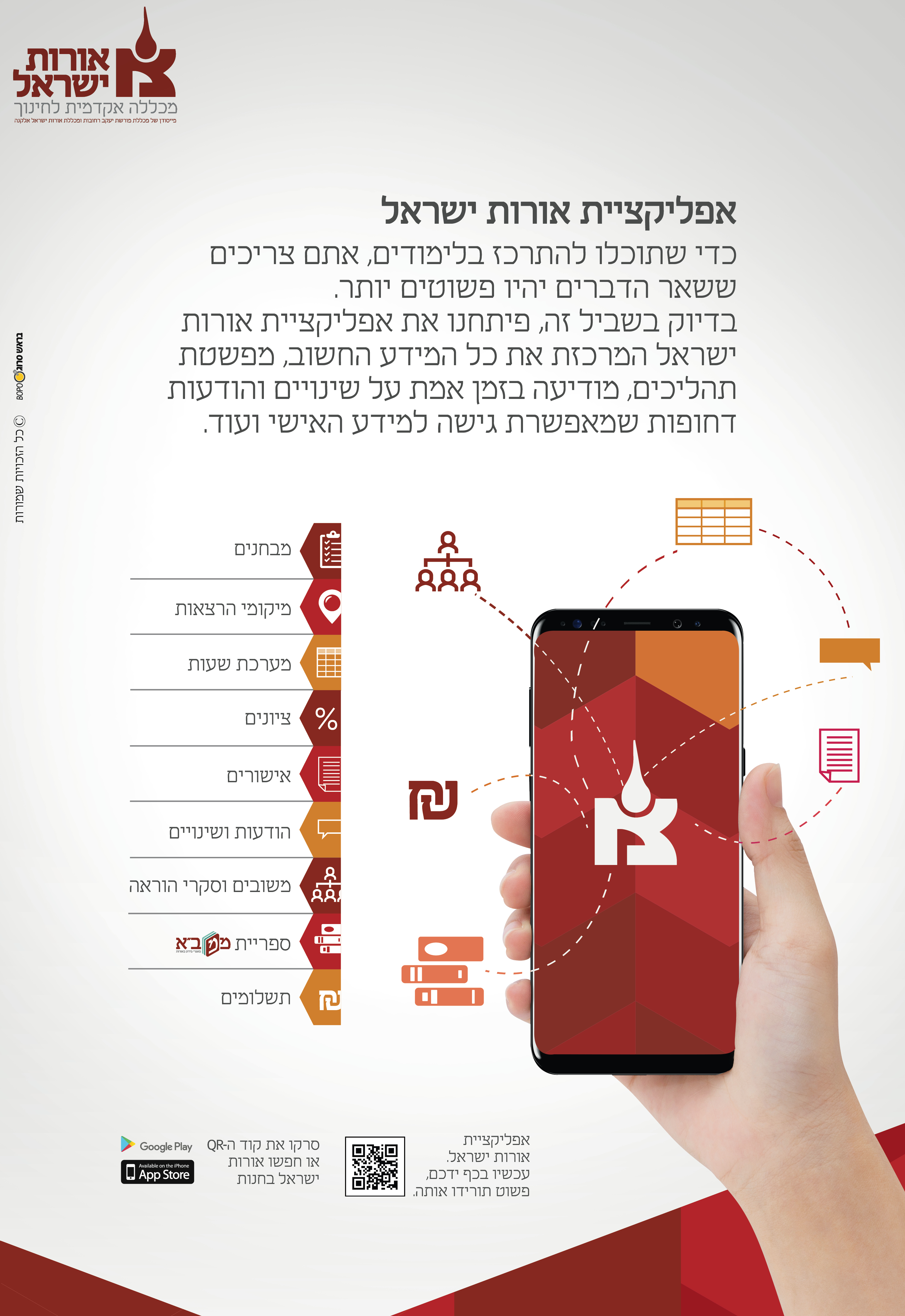 אפליקציה אורות ישראל אפליקציה אורות ישראל